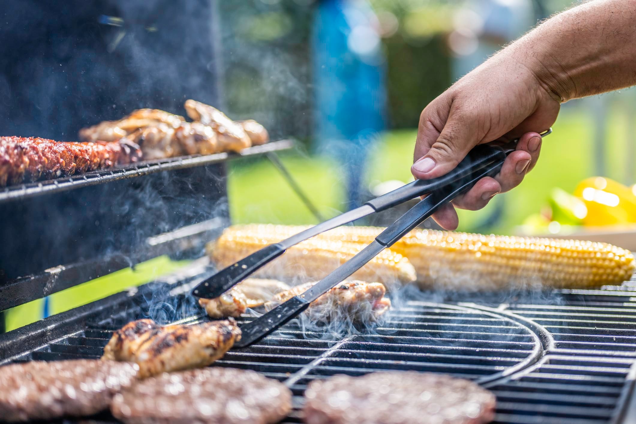 grilling outside!